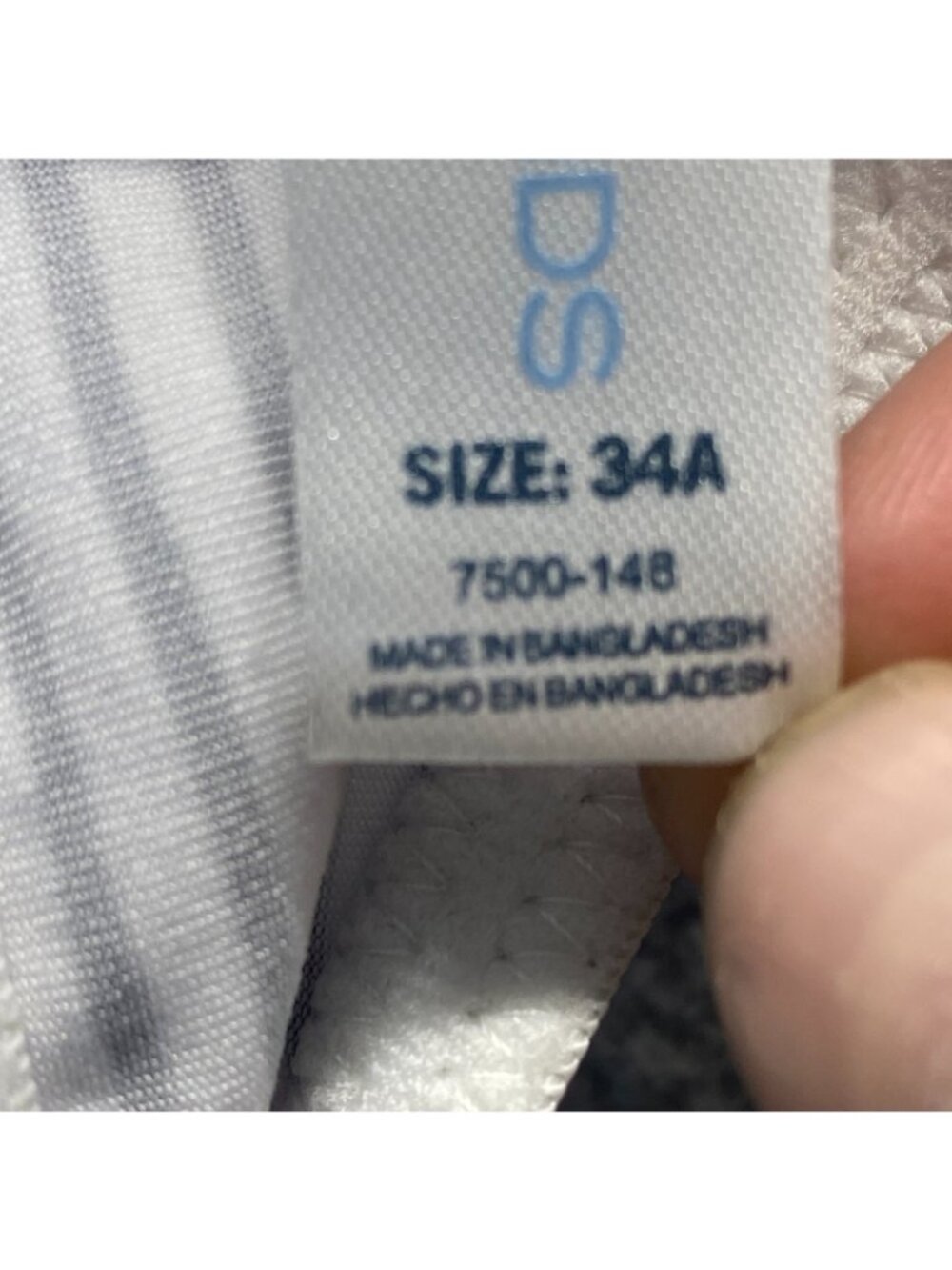 Náutica Girls Teenage Bra Kids Soft Training Breathable Underwear 2 pack 34A NEW - Picture 5 of 7